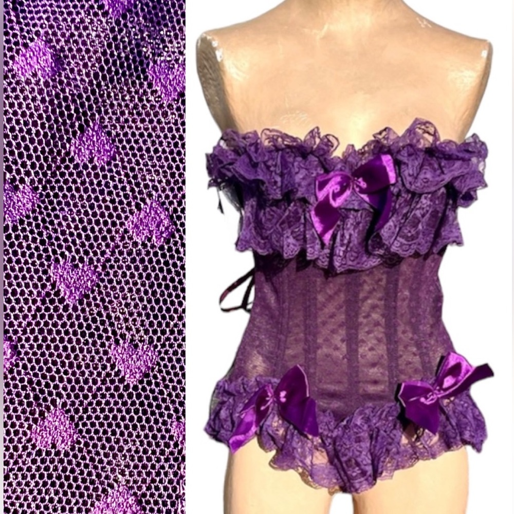 - Daisy Corsets M Purple Lingerie Set! NEW!